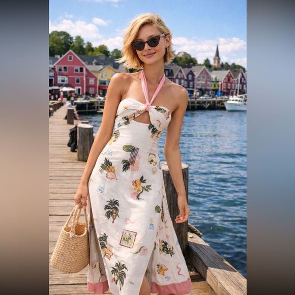 Anthropologie Dresses & Skirts - Anthropologie NWT Sancia Hallie Halter Dress size XXS.